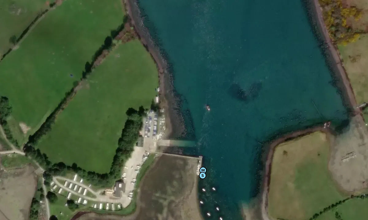 Satelite image of East Down Yacht Club