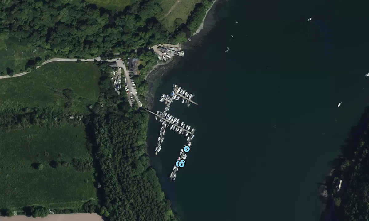 Satelite image of East Ferry Marina