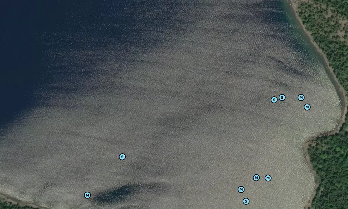 Satelite image of East Grant Island