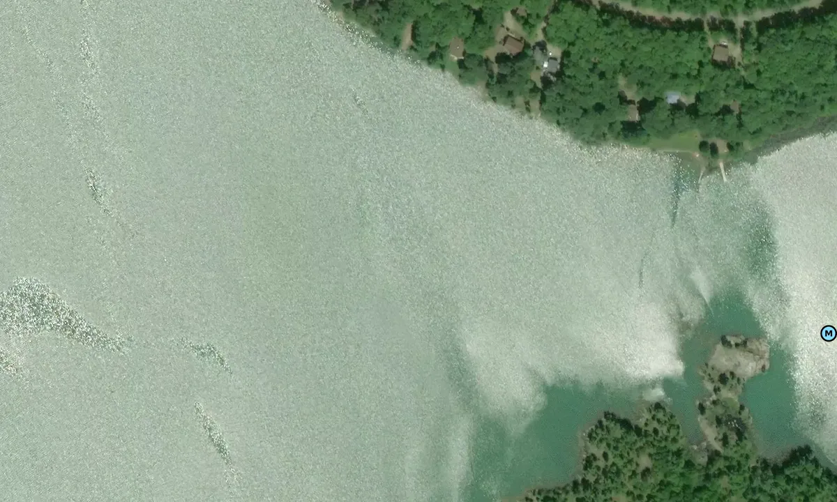 Satelite image of East Neebish Island North