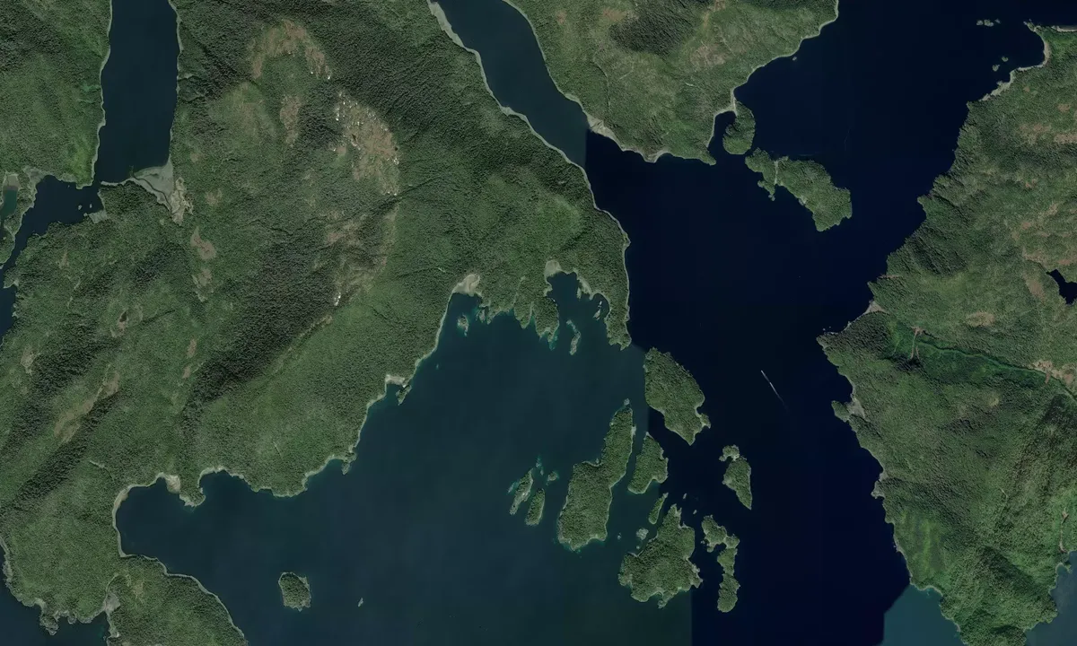 Flyfoto av Eastern Bay - Sitka