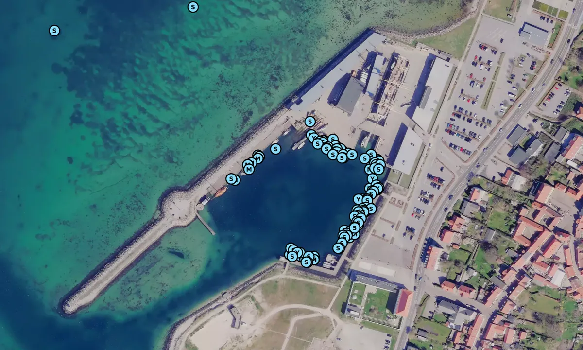 Satelite image of Ebeltoft Trafik- og Lystbådehavn