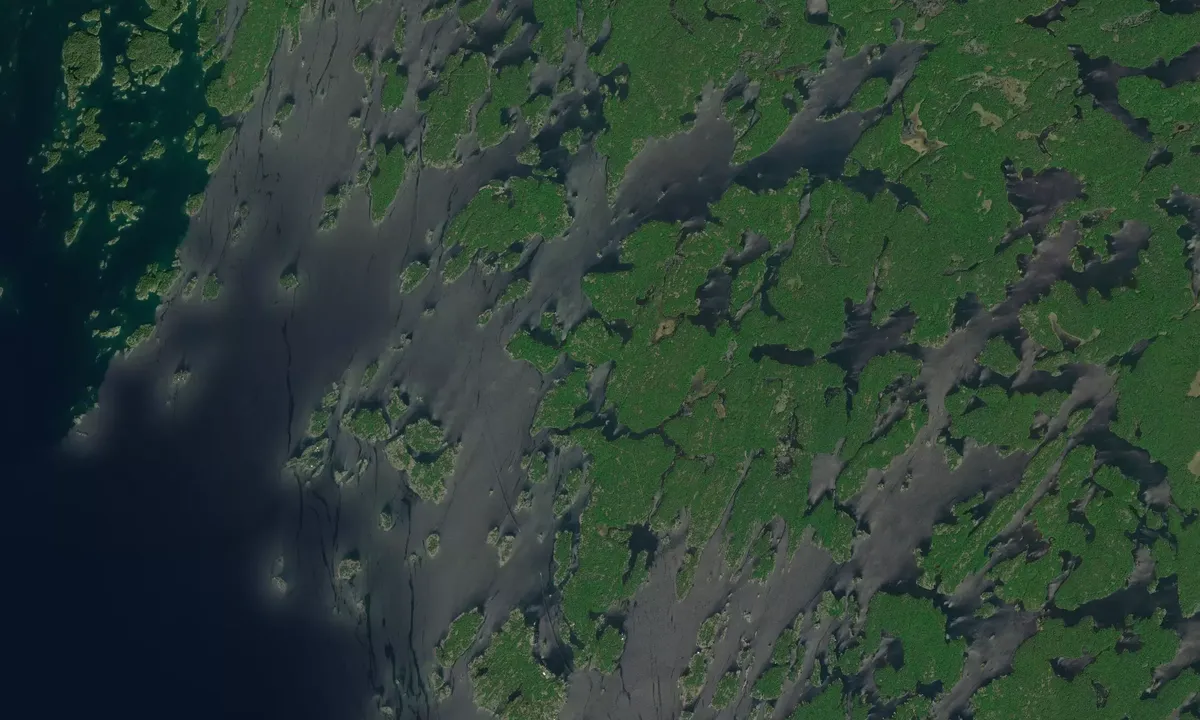 Flyfoto av Echo Bay - North