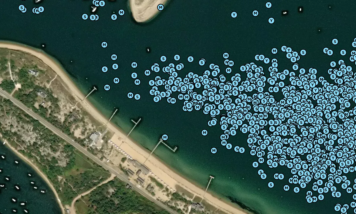 Satelite image of Edgartown