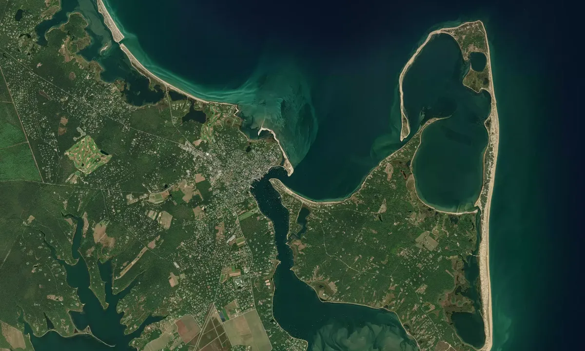 Flyfoto av Edgartown