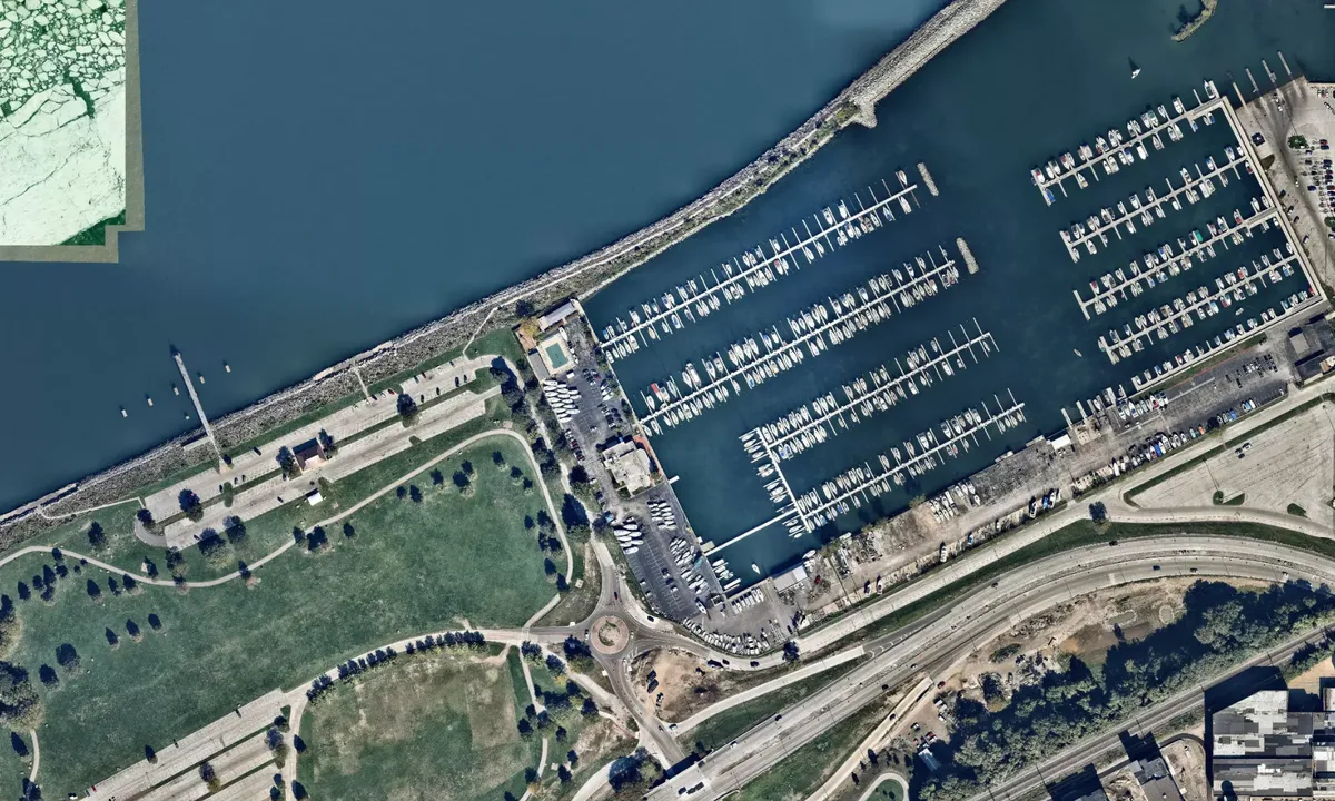 Flyfoto av Edgewater Yacht Club