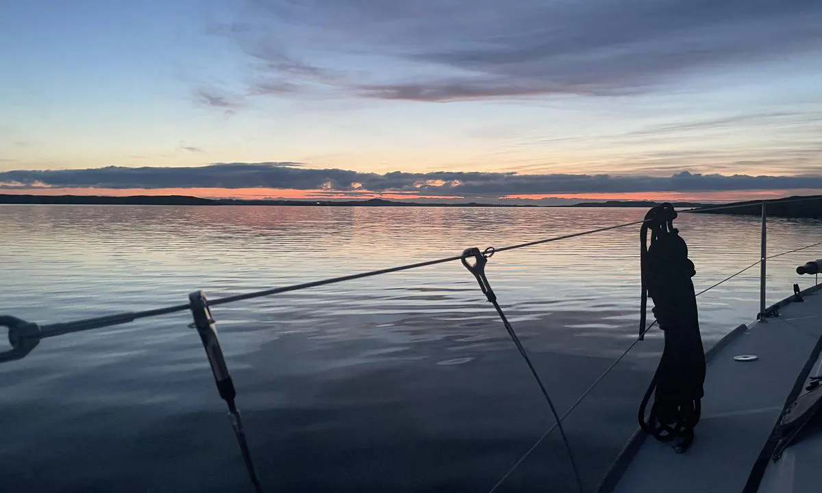 Edøyvalen: Kveldslys fra nord.