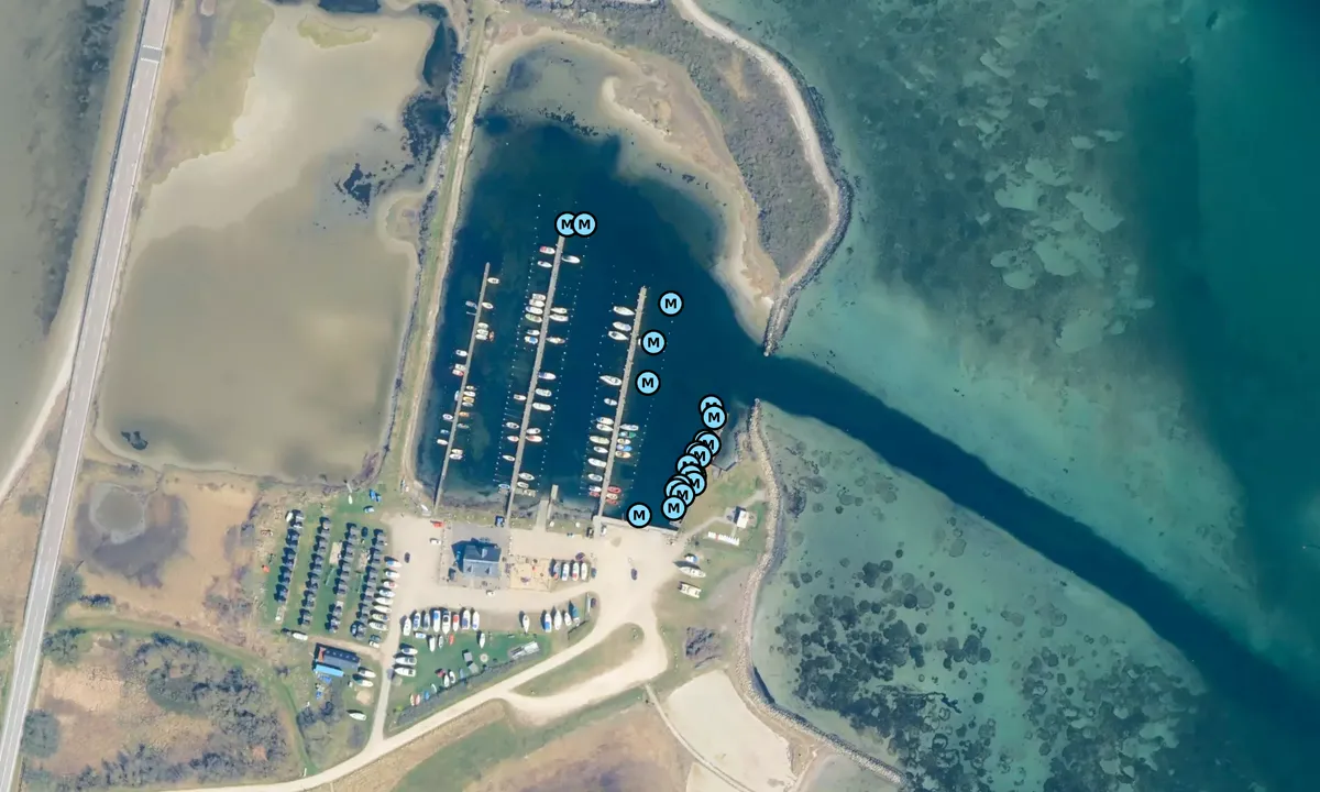Satelite image of Egense Sejlklub