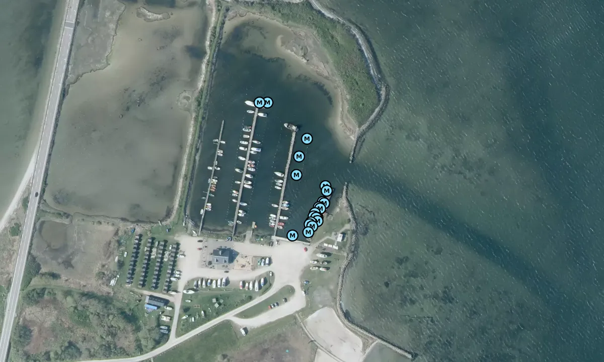 Satelite image of Egense Sejlklub