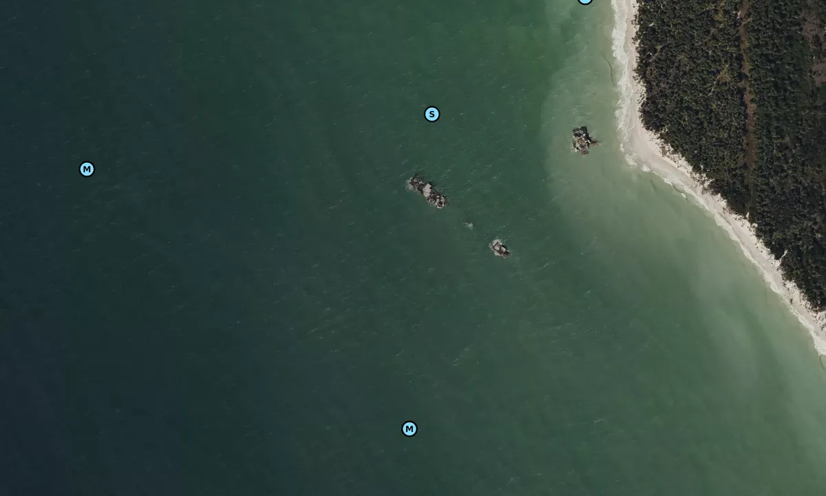 Satelite image of Egmont Ruins