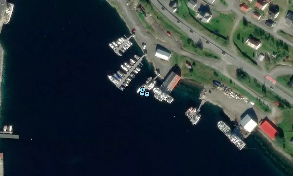 Satelite image of Eidkjosen Havneservice