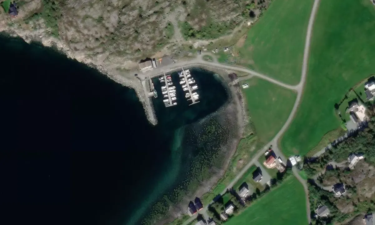 Satelite image of Eidsbukta Båthavn