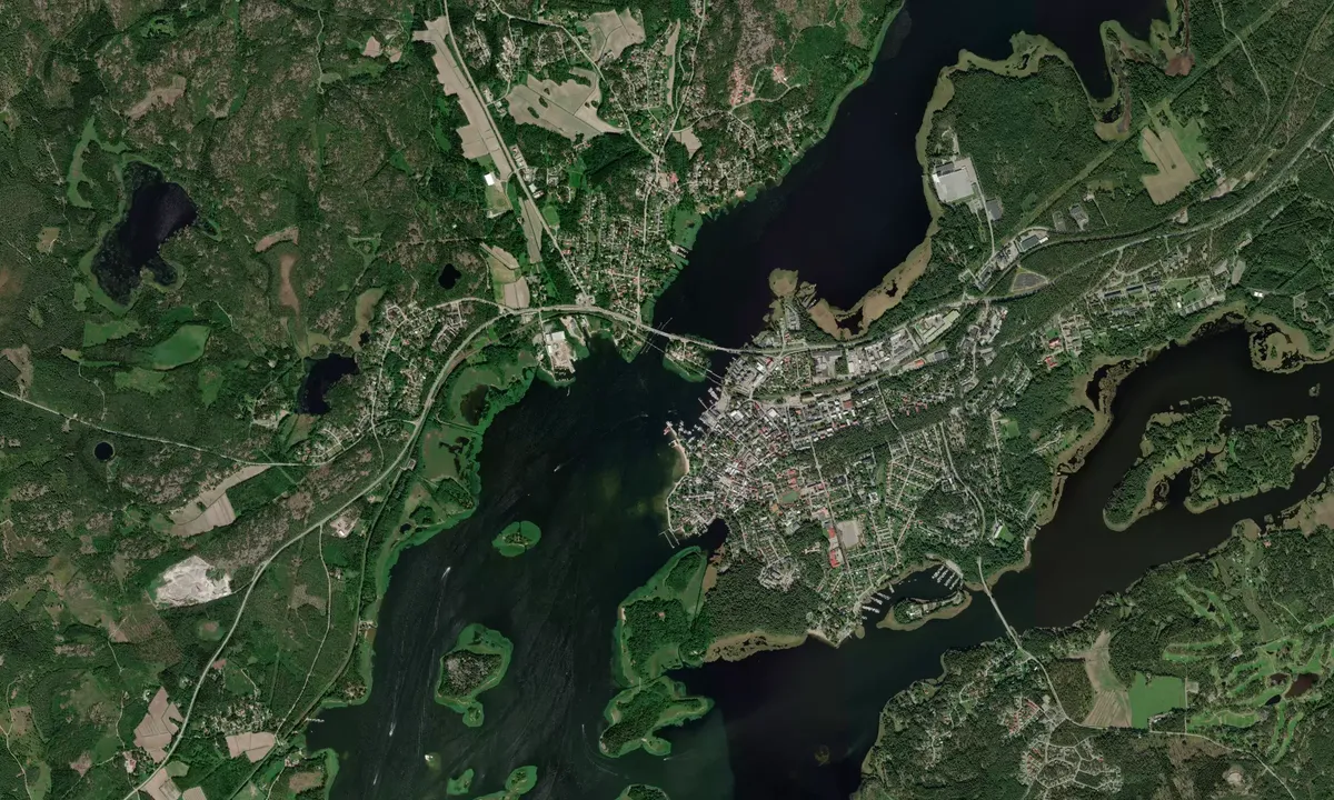 Flyfoto av Ekenas - Tammisaari