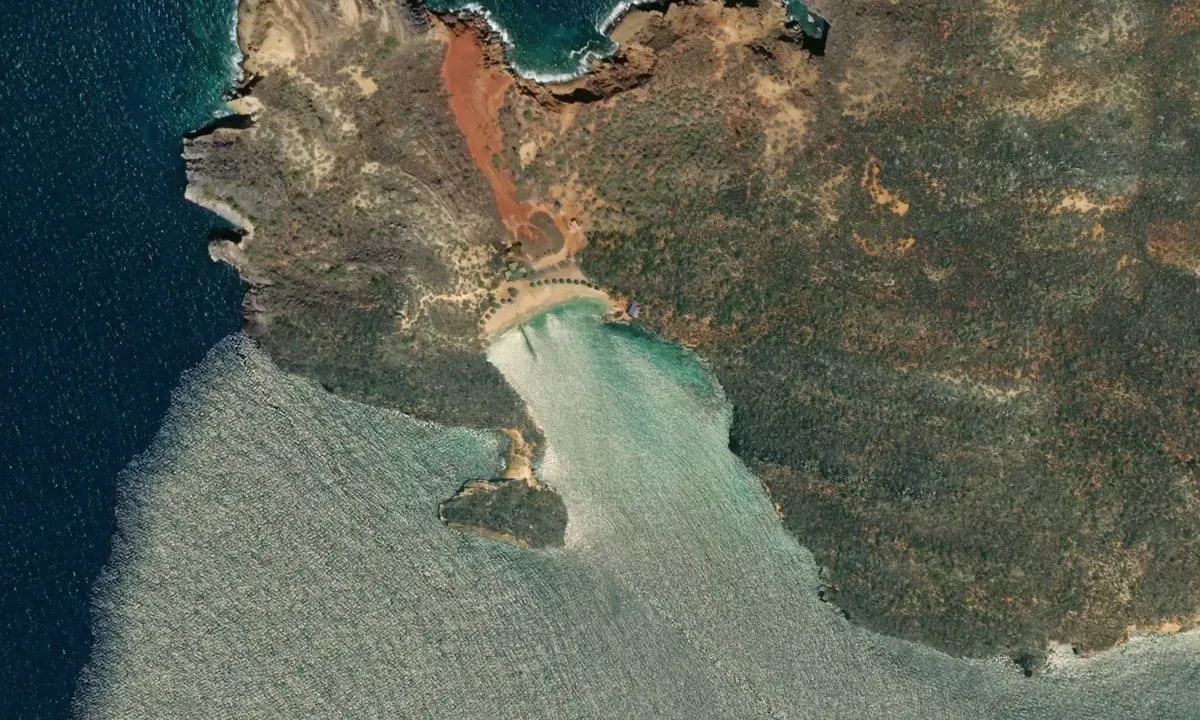 Satelite image of El Faro