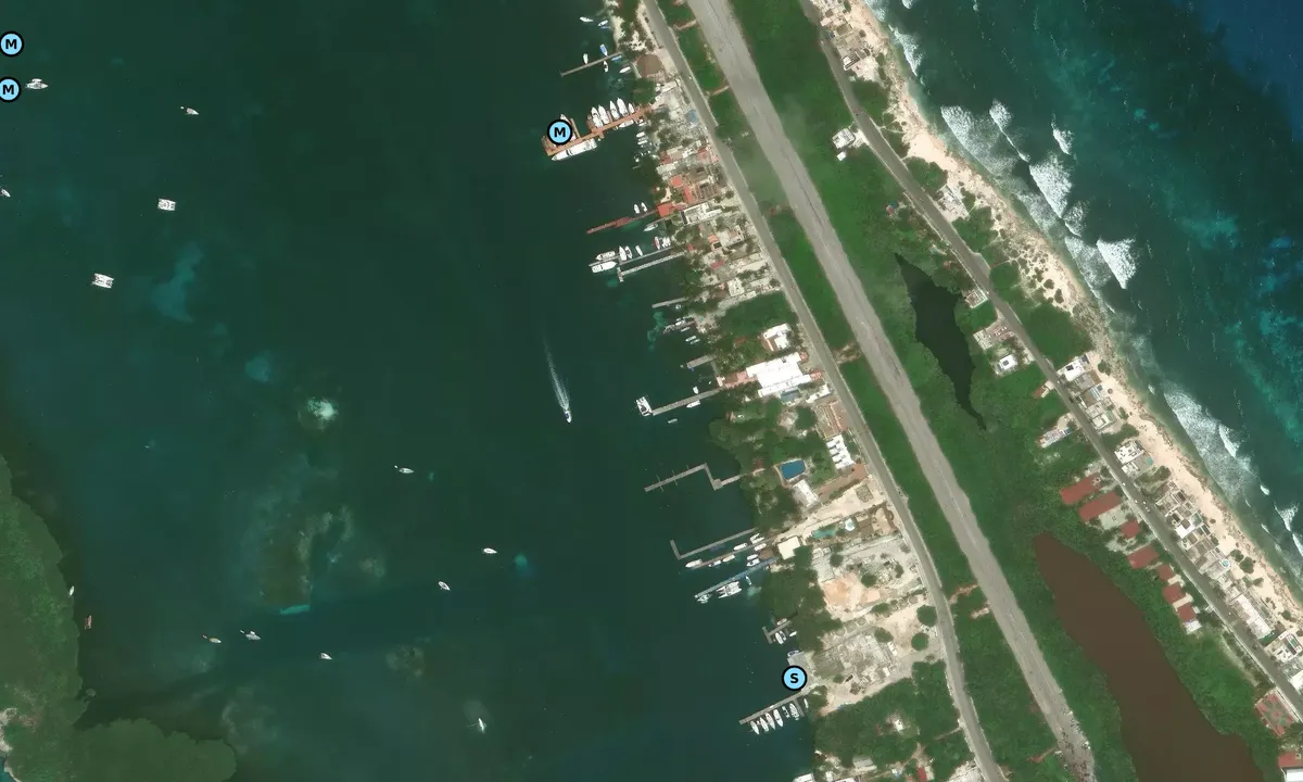 Satelite image of El Milagro Marina