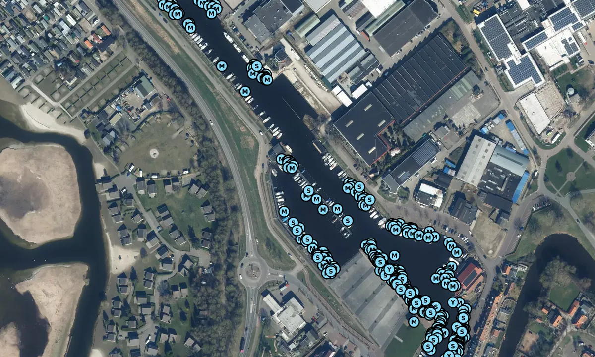 Satelite image of Elburg Gemeente Haven