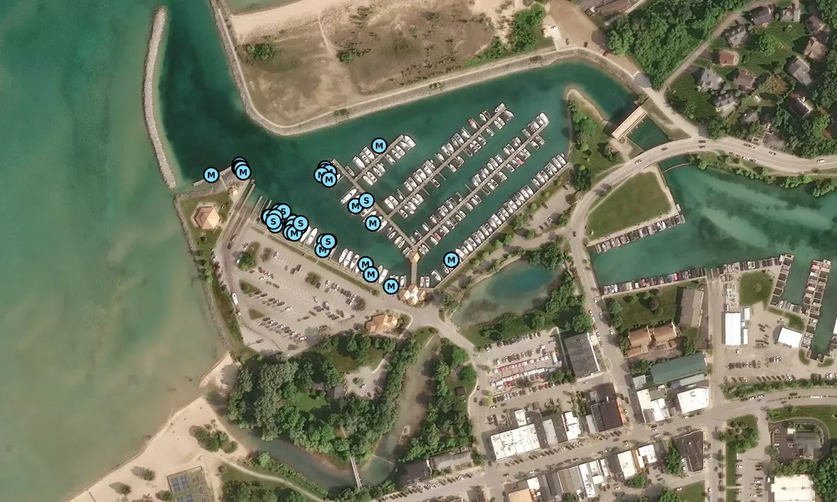 Satelite image of Elk Rapids-Edward C. Grace Memorial Harbor