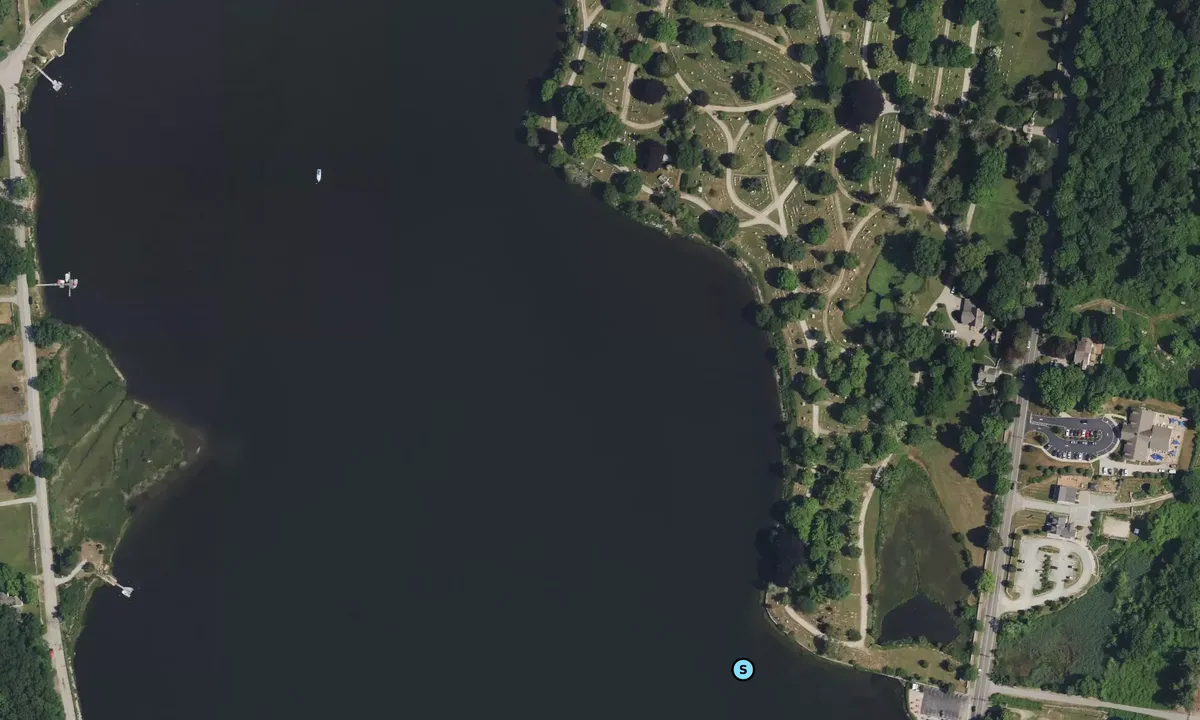 Satelite image of Elm Grove Cemetary