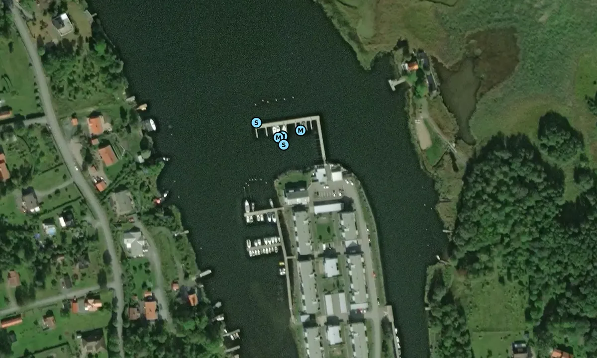 Satelite image of Elmsta /Älmsta Gästhamn