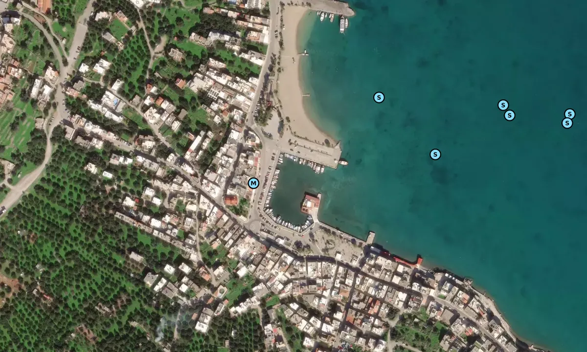 Satelite image of Elounda