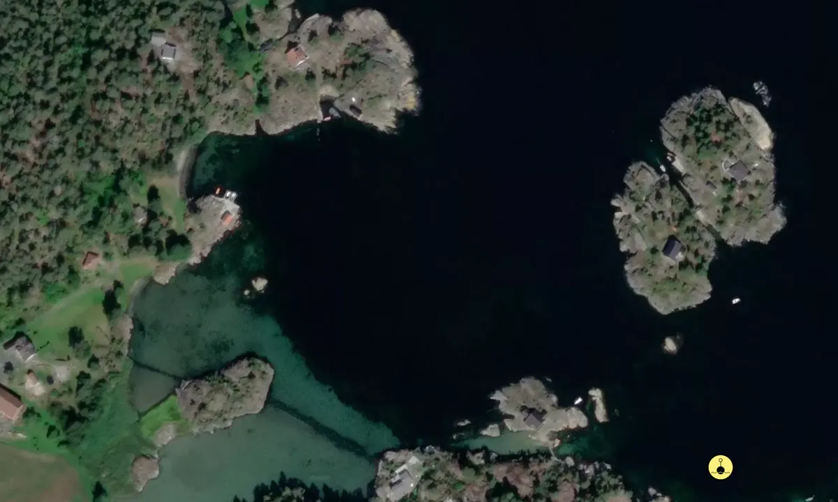 Satelite image of Elvikbukta - Ringholmen