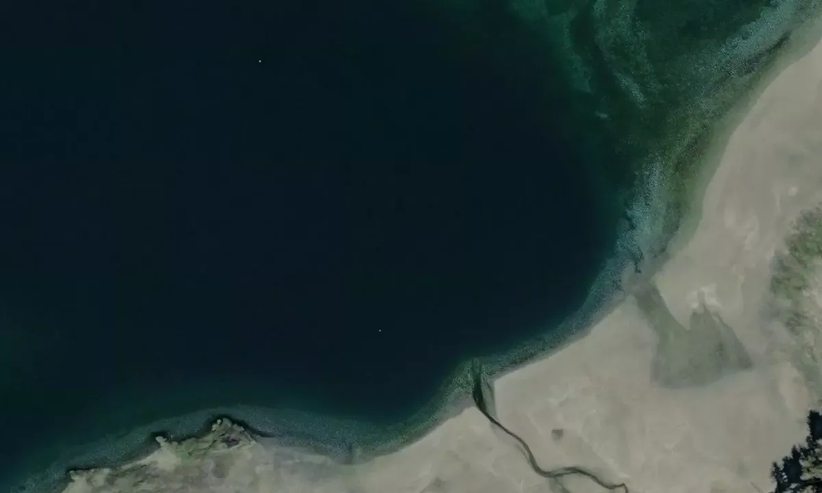 Satelite image of Emmons Island