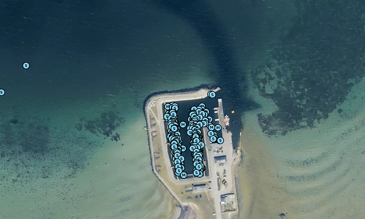 Satelite image of Endelave Havn