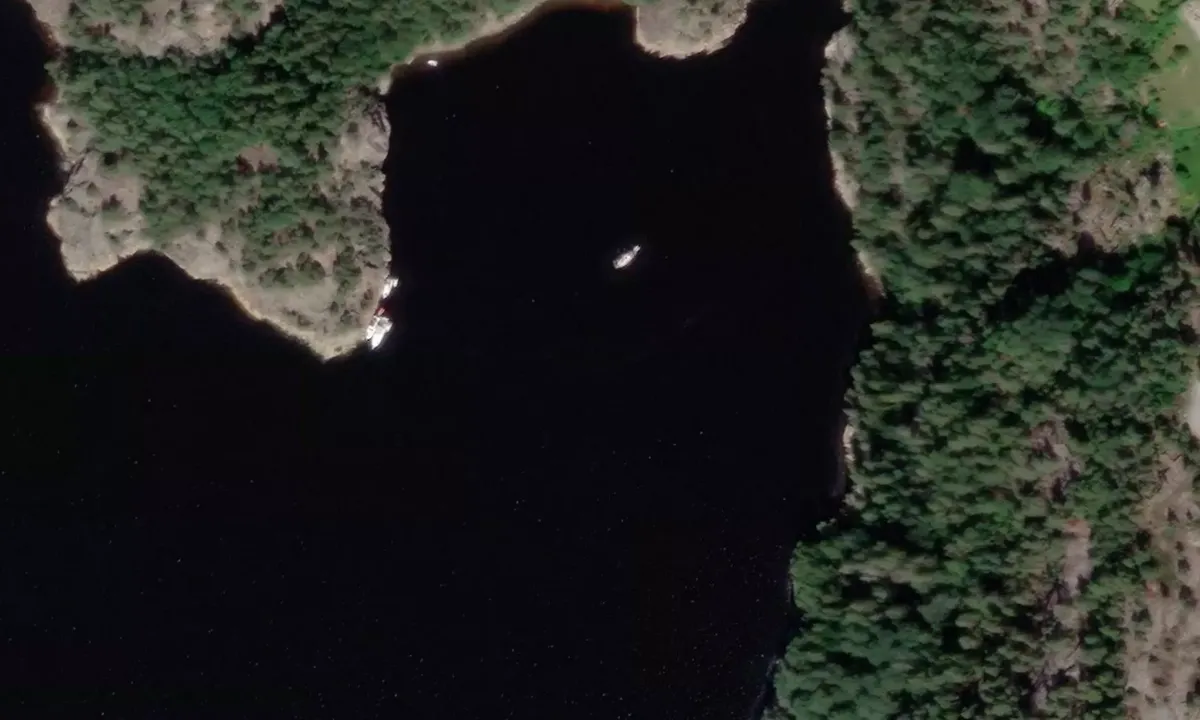 Satelite image of Engevika Iddefjorde