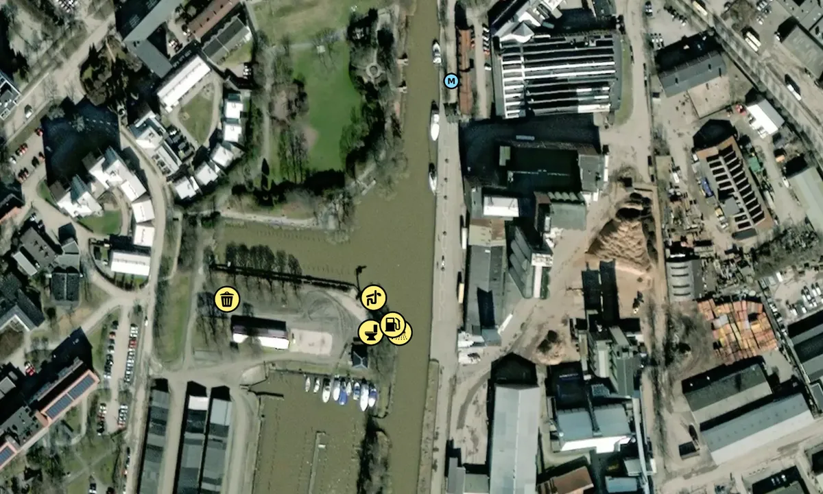 Satelite image of Enköping