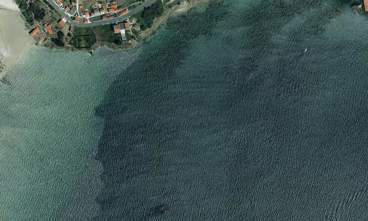 Flyfoto av Enseada de Muros
