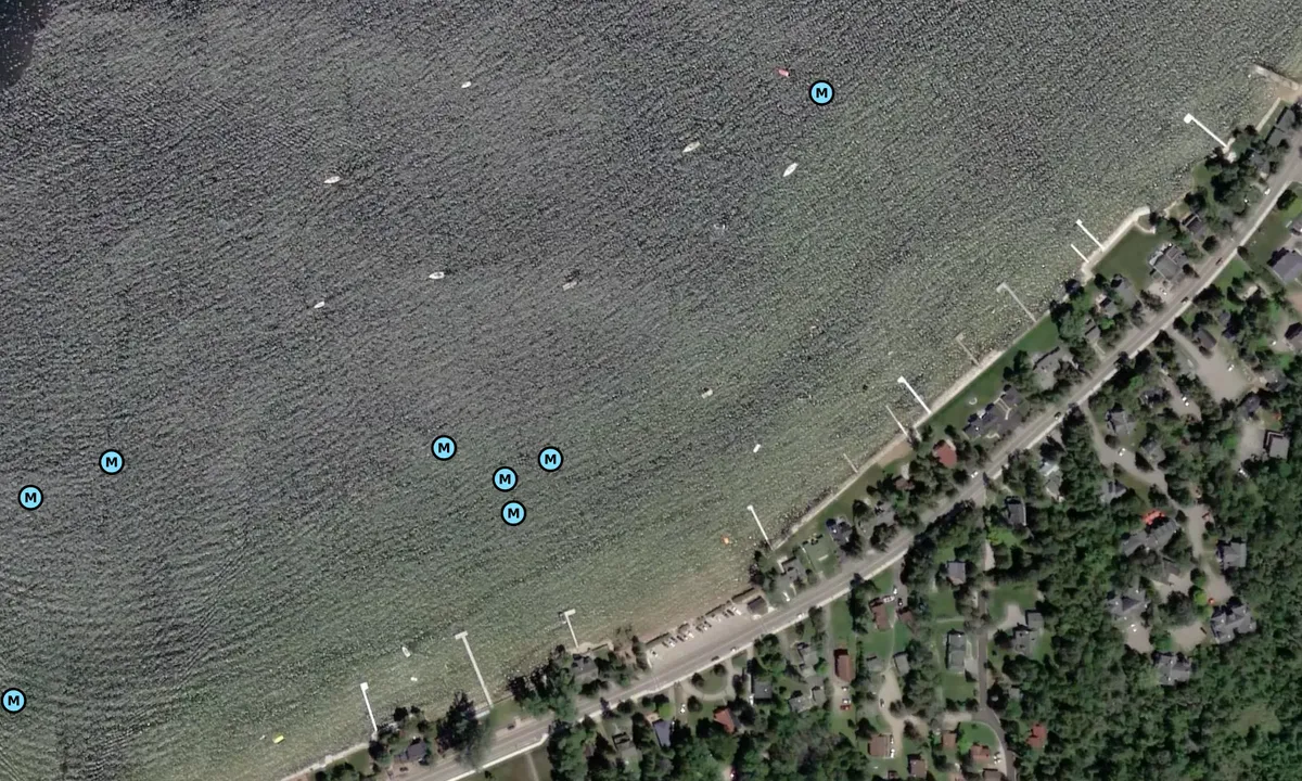 Satelite image of Ephriam Public beach anchorage