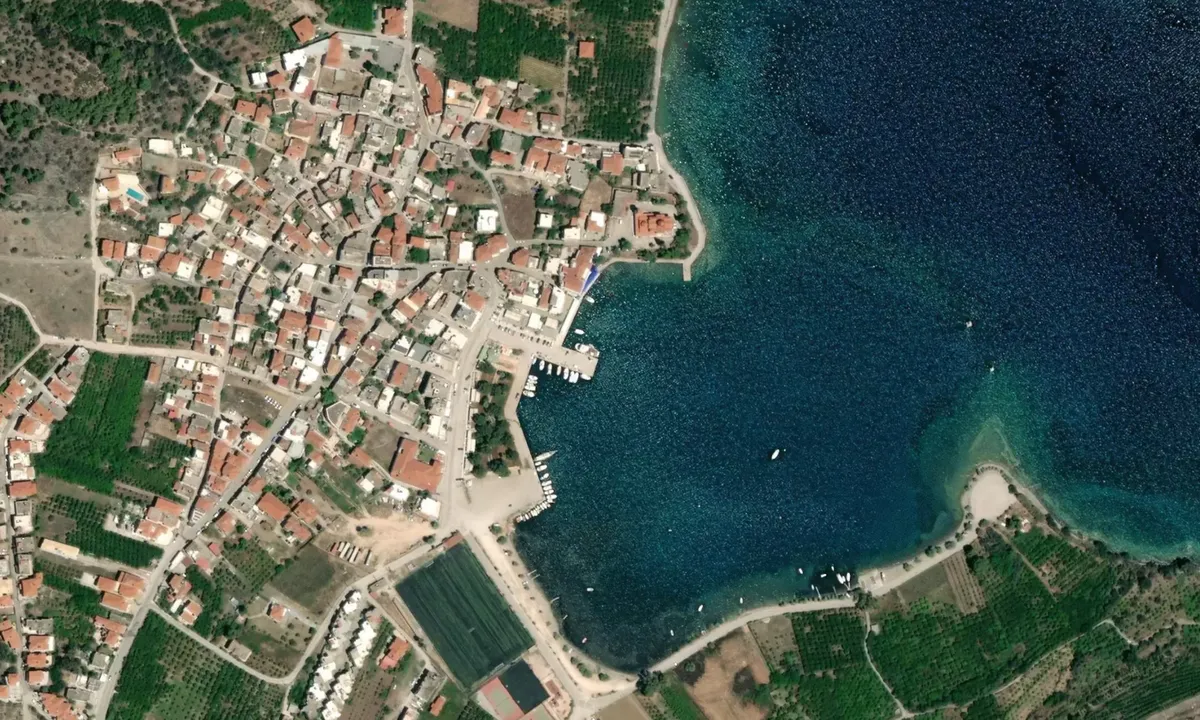 Flyfoto av Epidavros