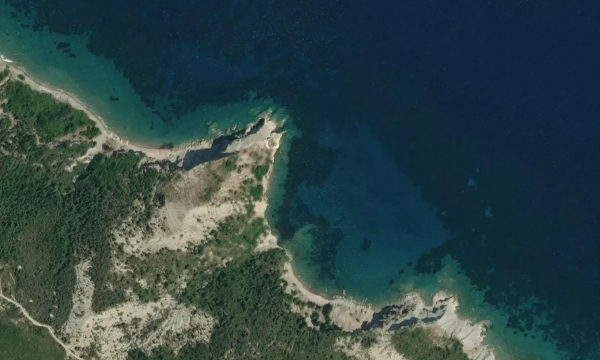 Flyfoto av Erikousa Nord Est
