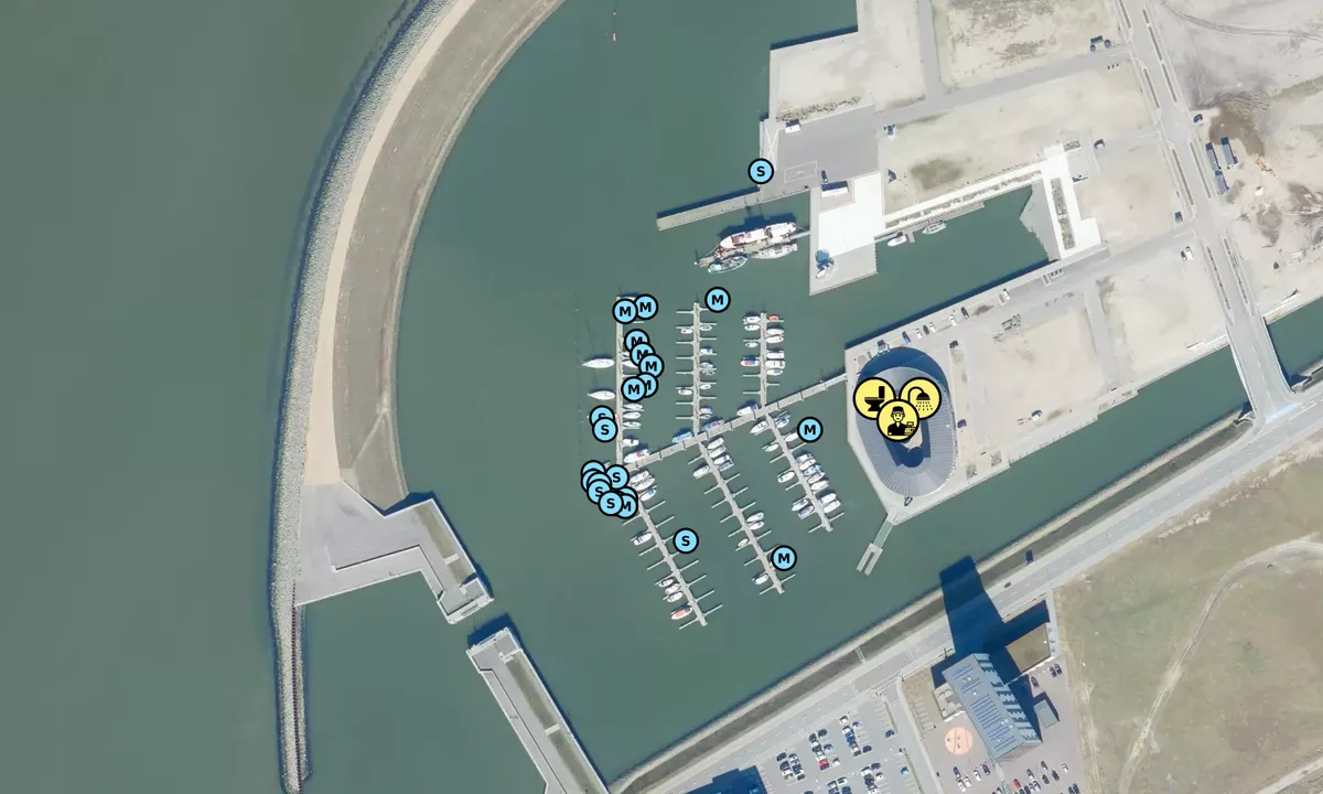 Satelite image of Esbjerg Søsport