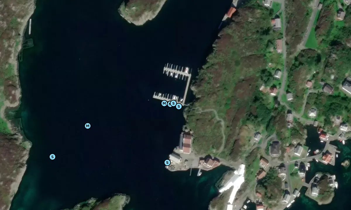 Satelite image of Espevær småbåthavn