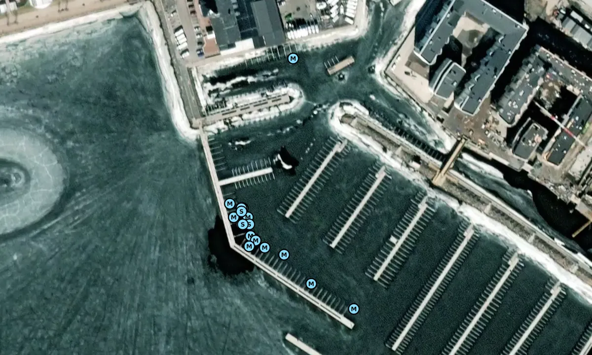 Satelite image of Ettans Båthamn - Luleå