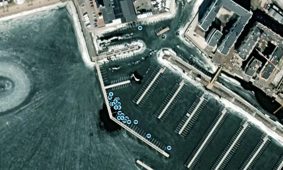 Satelite image of Ettans Båthamn - Luleå