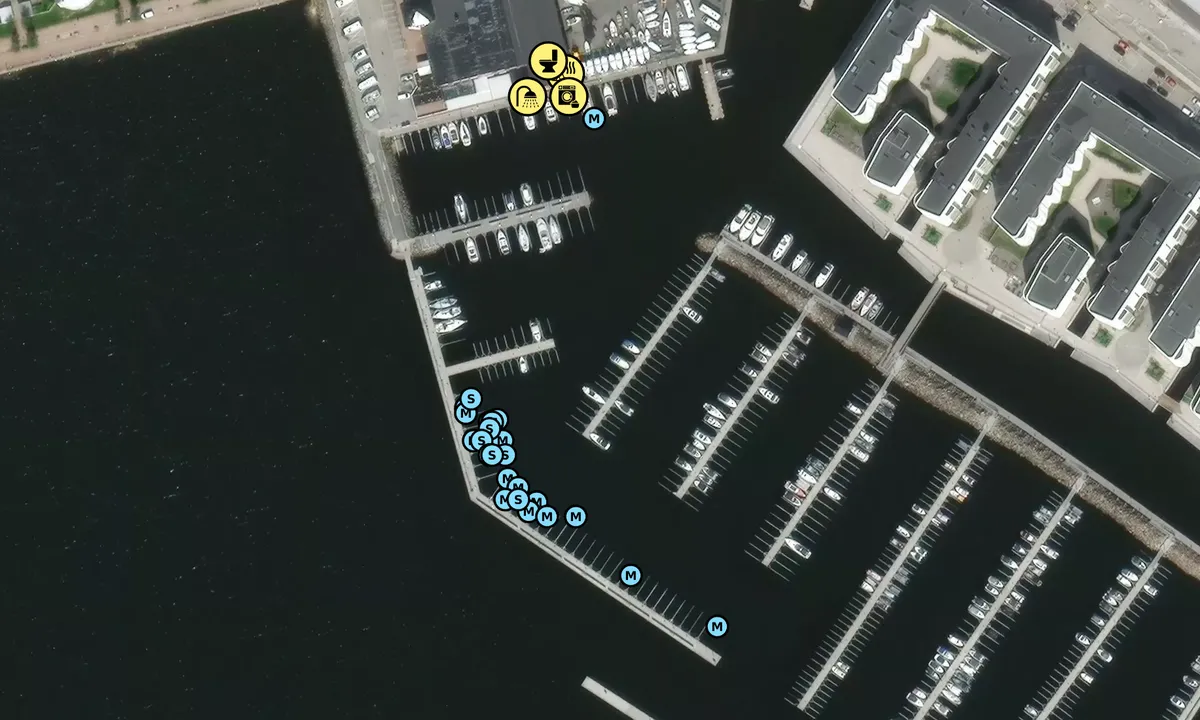 Satelite image of Ettans Båthamn - Luleå
