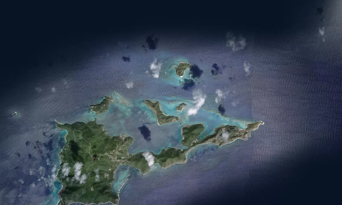 Flyfoto av Eustatia