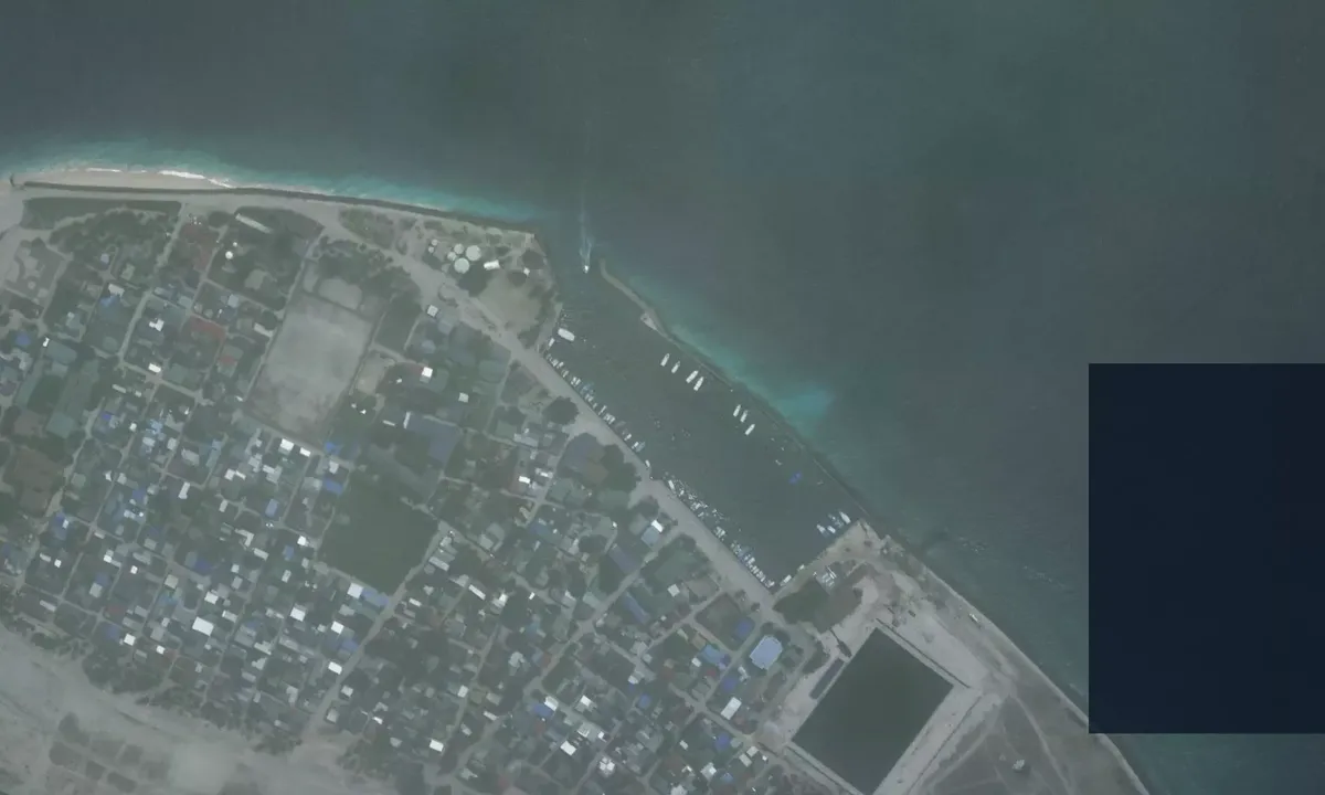 Satelite image of Eydhafushi Kandu