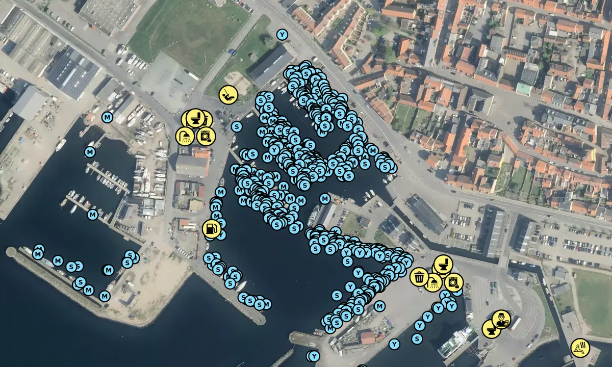 Satelite image of Fåborg Havn