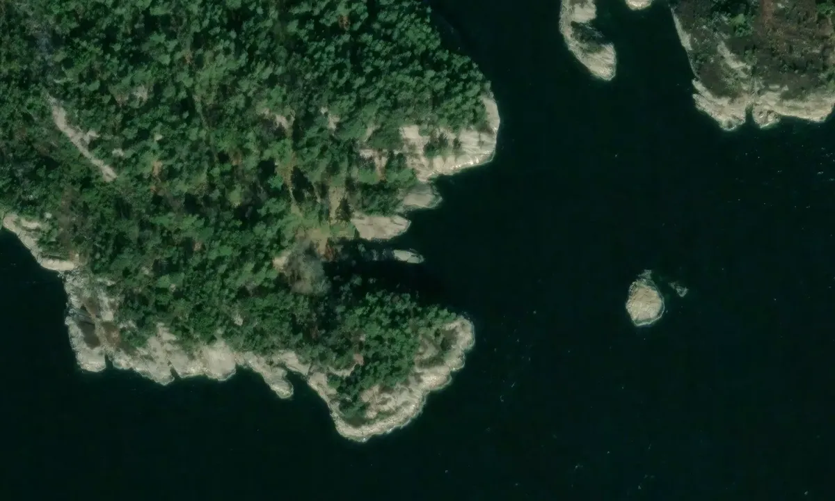 Satelite image of Færøy 
