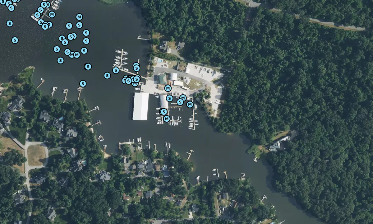 Satelite image of Fairview Marina - Pasadena
