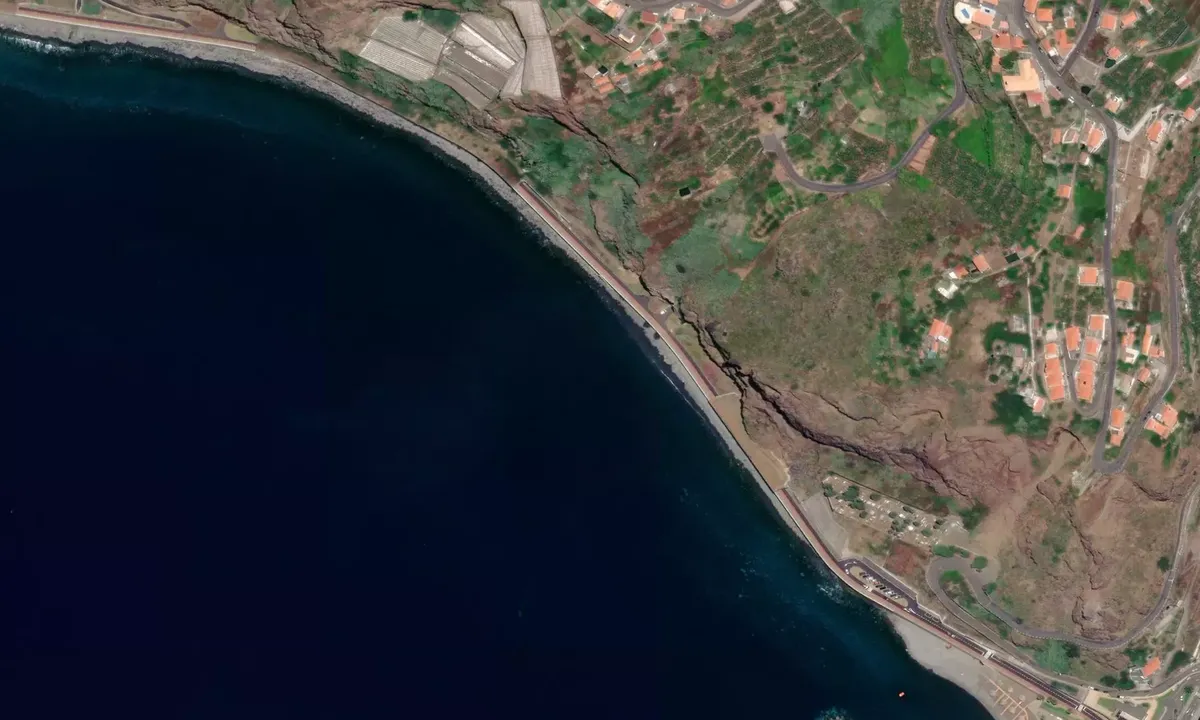 Satelite image of Faja dos padres