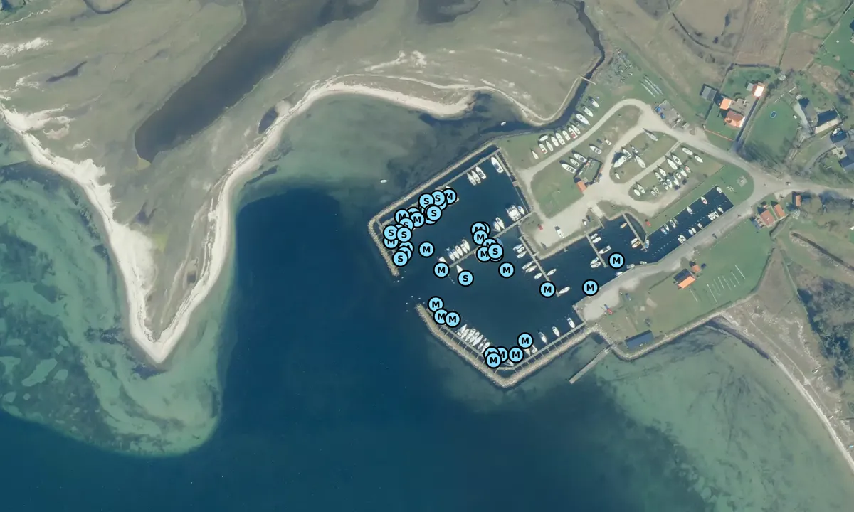 Satelite image of Faldsled Havn