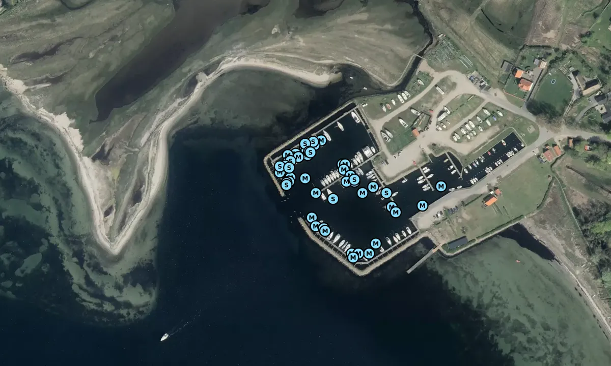 Satelite image of Faldsled Havn