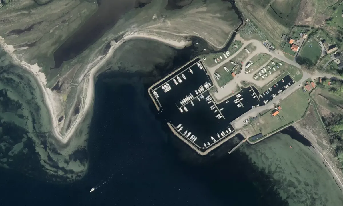 Satelite image of Faldsled Havn