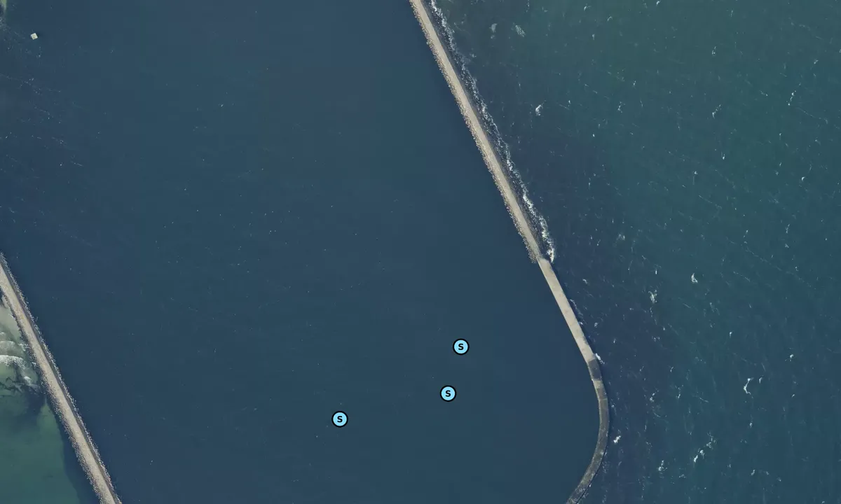 Satelite image of Falsterbokanalen syd