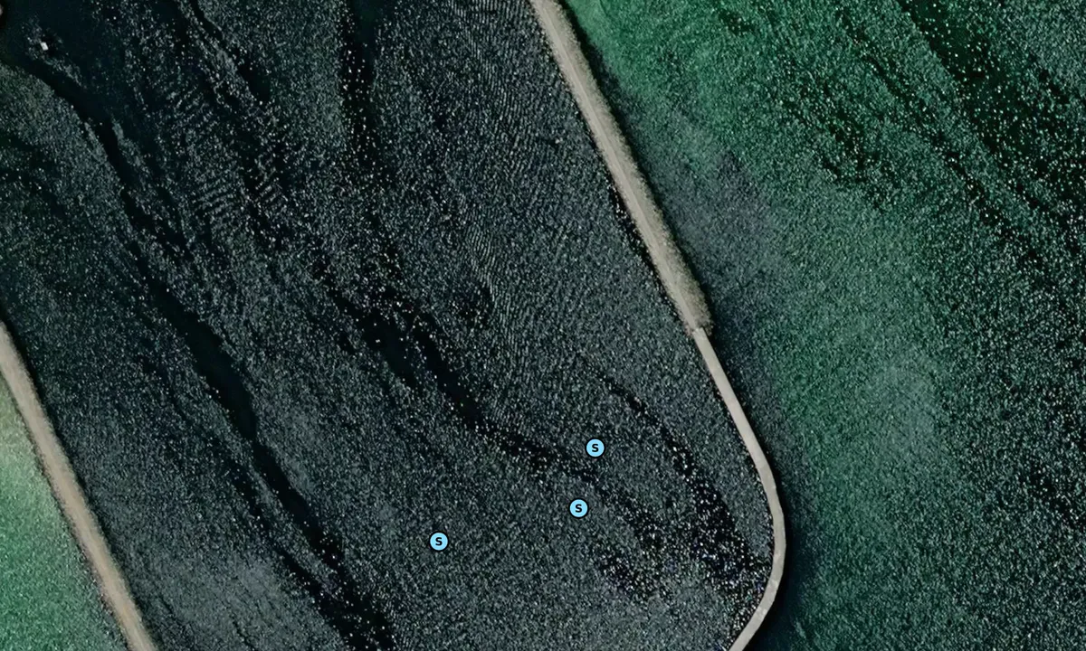 Satelite image of Falsterbokanalen syd