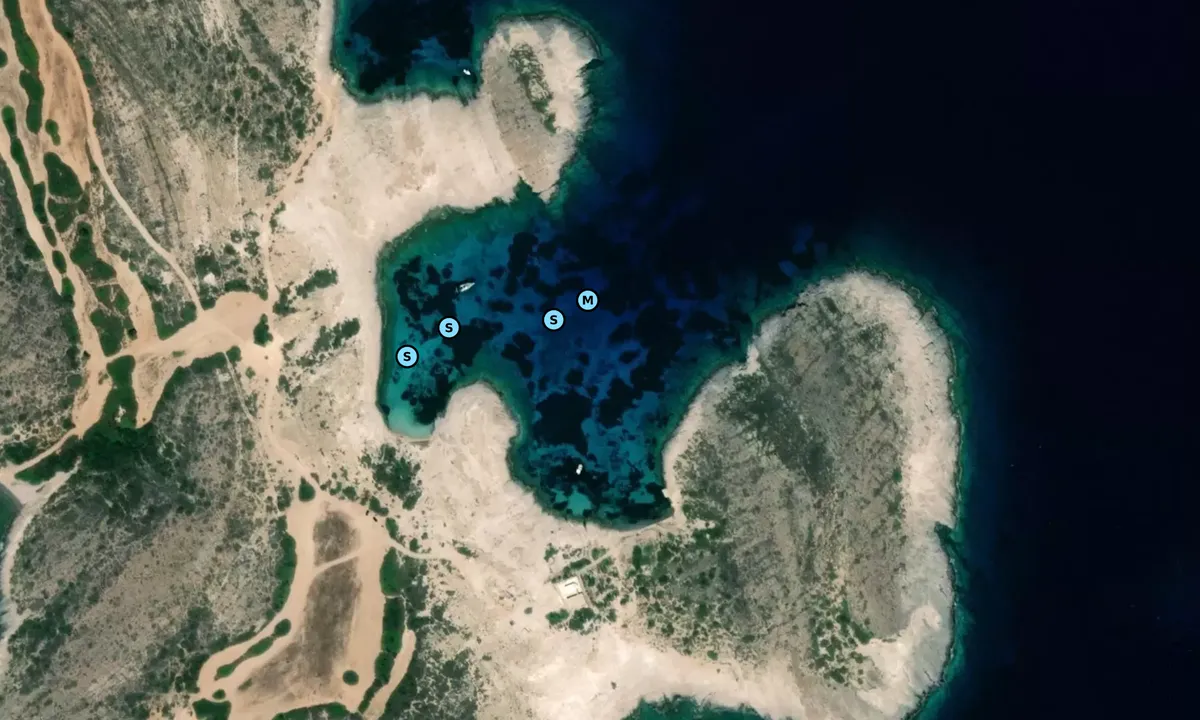 Satelite image of Faneromi Bay